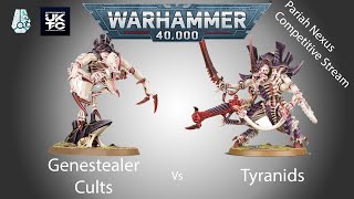 War of the Hive Mind  Tyranids Vs Genestealer Cults Competitive battle report ft Greg Chamberlain [upl. by Podvin675]