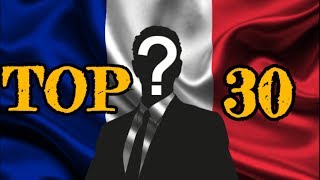 TOP 30 DES ACTEURS FRANÇAIS [upl. by Ponton]