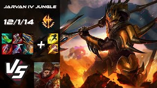 JUNGLE Jarvan IV vs Wukong  EU Grandmaster Patch 1416 [upl. by Thormora]