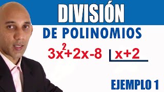 División de Polinomios  EJEMPLO 1 [upl. by Beatrisa]