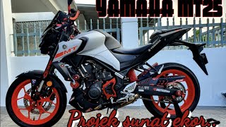 Yamaha MT25  projek buang ekor [upl. by Mahoney]