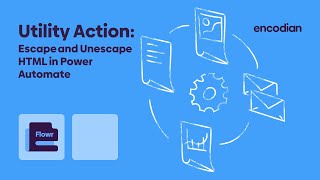 Escape and Unescape HTML in Power Automate [upl. by Aizirk]