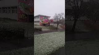 Caen today its snowing [upl. by Llyrehc732]