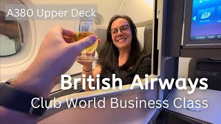 EVERYONE is WRONG about BA Club World Business Class  A380 Upper Deck in 2024 [upl. by Kohcztiy]