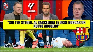 BARCELONA GOLEÓ al VILLARREAL TER STEGEN sufrió DURA LESIÓN ¿Iñaki Peña solución  Fuera de Juego [upl. by Humble]