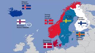 Difference between Nordic and Scandinavian countries  Norway Sweden Denmark Finland Iceland [upl. by Ezarras]