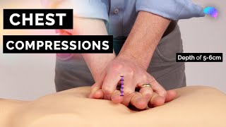 How to Perform Chest Compressions  CPR Technique  OSCE Guide  UKMLA  CPSA [upl. by Eudo81]