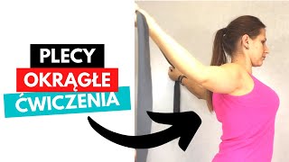 PLECY OKRĄGŁE  wada postawy  TOP 3 ĆWICZENIA [upl. by Nomi]