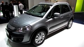 2014 Suzuki SX4 Classic 4x4  Exterior and Interior Walkaround  2013 Frankfurt Motor Show [upl. by Norabel]