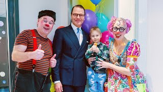 Prince Daniel inaugurated a new childrens hospital ward [upl. by Naes382]