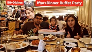 Kitchen With AmnaUmair Ko Di IftarDinner Big Buffet Dawat Party🎉50Dishes🤔 [upl. by Karlie]