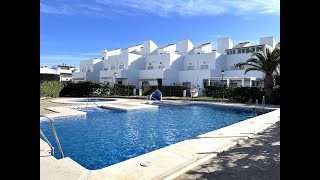 APIV0700 2 bedroom corner duplex with roof terrace in Las Buganvillas VERA PLAYA [upl. by Weidman192]