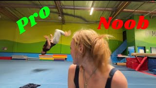 Gymnastics Challenge with my EX BOYFRIEND [upl. by Ramsa]