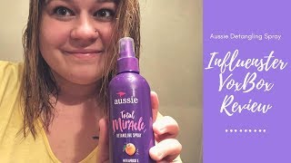 💜 Influenster VoxBox Review  Aussie Total Miracle Detangling Spray 💜 [upl. by Kissie]