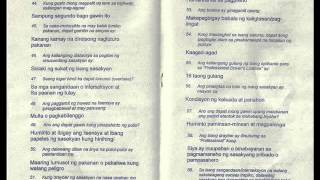 Tagalog Reviewer 4 of 7 Driving Exam [upl. by Maison]