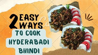 Hyderabadi Bhindi Recipe  Bhindi  Masala Bhindi  Desi Food  New Recipe  Anmol Kitchen [upl. by Aehsrop359]