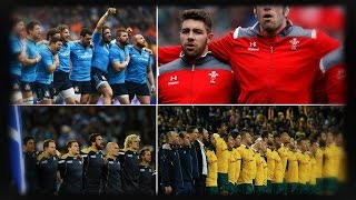 Top 10 of the Best National Anthem in Rugby [upl. by Stig]