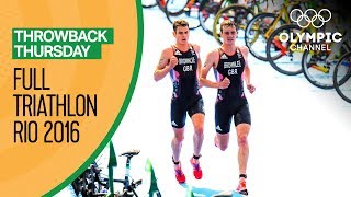 FULL Mens Triathlon  Rio 2016 Replay  Throwback Thursday [upl. by Yaned]