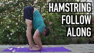 15 Minute Hamstring Flexibility Routine FOLLOW ALONG [upl. by Gustav]