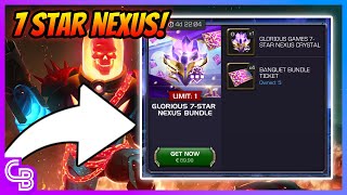 100 7 Star Glorious Nexus Crystal Opening  Marvel Contest of Champions [upl. by Nohshan380]