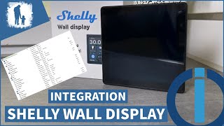 Shelly Wall Display  ioBroker Integration [upl. by Adarbil]