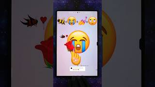 🐝😭💅🙄 emoji mixing digitalart emojichallenge funny shorts [upl. by Kirstin655]