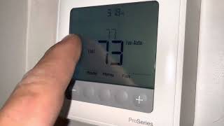 HVAC Why is my thermostat temperature changing for no reason Honeywell T6 Easy solution [upl. by Farant]