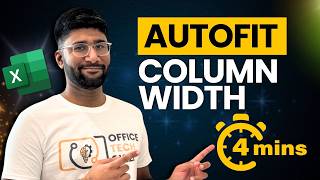 Master Excel AutoFit with These 4 Pro Tips  Excel Keyboard Shortcuts amp VBA [upl. by Vanthe981]