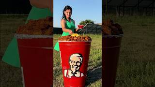 Create your own deliciously spicy KFCstyle chicken bucket royallqt [upl. by Neelyaj]