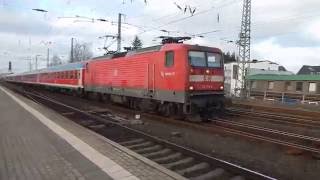 Züge im Bahnhof Neumünster  BR 112 143 120 189 EG ICE1 amp Nordbahn [upl. by Rasla]