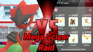 Mega Scizor Raid in Pokemon go Timeless travels [upl. by Wilkison]