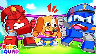 Play Safe Song 😭 This Is The Way  Nursery Rhymes  RoboSquad Kids Songs [upl. by Hildegard]