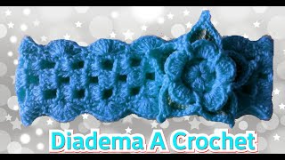 Diadema o vincha tejidas a crochet Paso A Paso [upl. by Etnaik]