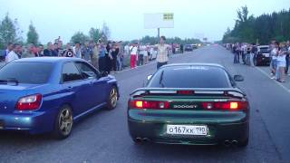 3000GT vs Subaru WRX STIMP4 [upl. by Neda]