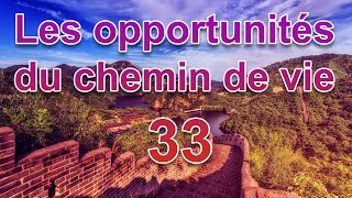 Les opportunités du chemin de vie 33 [upl. by Gokey]