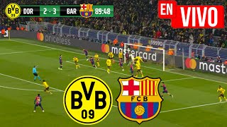 🔴 BARCELONA VS BORUSSIA DORTMUND PARTIDO EN VIVO  CHAMPIONS LEAGUE  JUEGA LAMINE YAMAL FULL MATCH [upl. by Rinum]