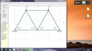 Formation MDSolids  Treillis  استعمال البرمجية في الأنظمة المثلثية [upl. by Edmonds]