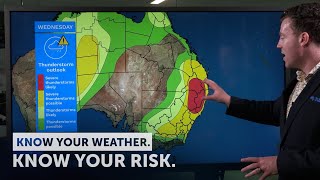 Severe Weather Update 29 November 2023 Heavy persistent rain and storms across eastern Australia [upl. by Leahsim]