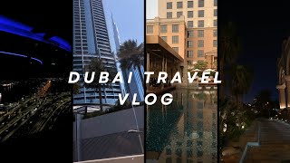 Dubai Vlog  Staying at a Luxury Hotel  Dinner at the Revolving Restaurant [upl. by Alludba997]