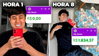 8 HORAS GANHANDO DINHEIRO COM APLICATIVOS PELO CELULAR GRÁTIS [upl. by Lerak158]