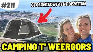 211 Gloednieuwe tent opzetten op Camping t Weergors in Hellevoetsluis [upl. by Alphonse]