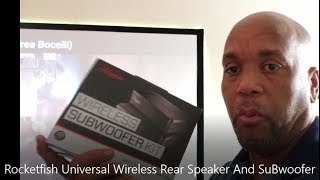 Universal Wireless Subwoofer And Rear Speaker kit  Rocketfish [upl. by Janene619]