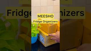 Meesho Fridge Organizersmeeshofindsmeeshohaulfridgeorganizationideasfridge [upl. by Chamkis]