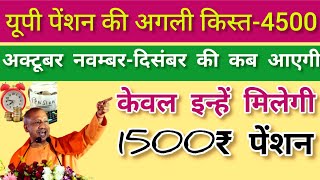 UP पेंशन की अगली किस्त कब से मिलना शुरू होगी4500₹Pension Kab Aayegi 2023 [upl. by Rosecan]