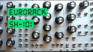 Pittsburgh Modular Eurorack  Roland SH101 Synthesizer Demo [upl. by Barny685]