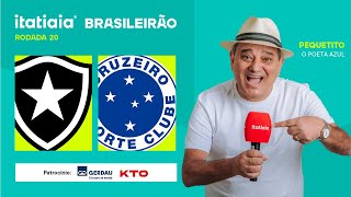 BOTAFOGO X CRUZEIRO AO VIVO NA ITATIAIA  REACT DO CAMPEONATO BRASILEIRO [upl. by Emmerich]