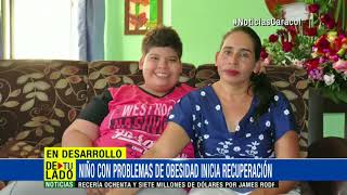 Niño de 12 años con 80 kilos de sobrepeso inicia recuperación en Valle del Cauca [upl. by Season907]