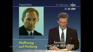 Wolfgang Schäuble  Attentat 1990 [upl. by Firmin859]