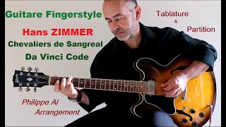 Hans Zimmer  Chevaliers de Sangreal  Guitare Fingerstyle [upl. by Tansy]