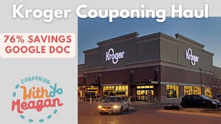 Kroger Grocery Couponing Haul Saved 76 Just Using my Phone [upl. by Sabir]